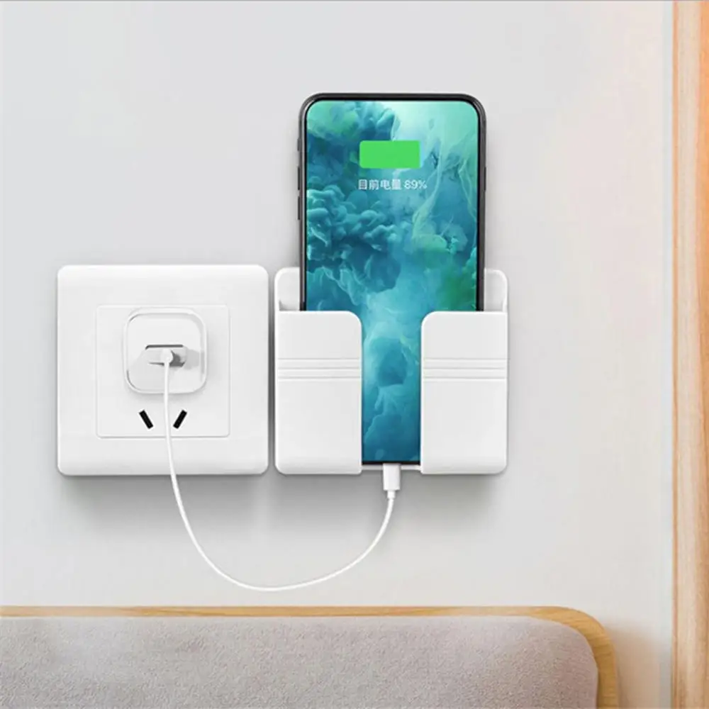 

Universal Cellphone Hanging Stand Bracket Hooks Charging Dock Wall Charger Hook Mobile Phone Holder For Iphone Xiaomi