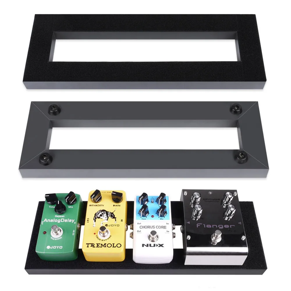 Гитарный эффект Pedalboard Setup 40X13 см сделай сам из алюминиевого сплава 15 7 &quotx 5 1&quot