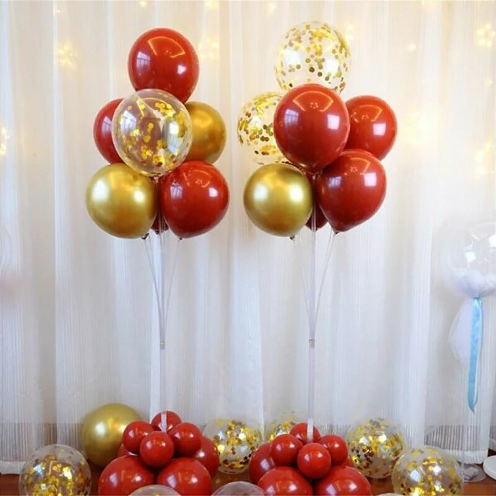 1Pc Balloon Column Tubes Balloons Display Stand Holder Baby Shower Wedding Birthday Decor A good way to fix balloon on ta | Дом и сад