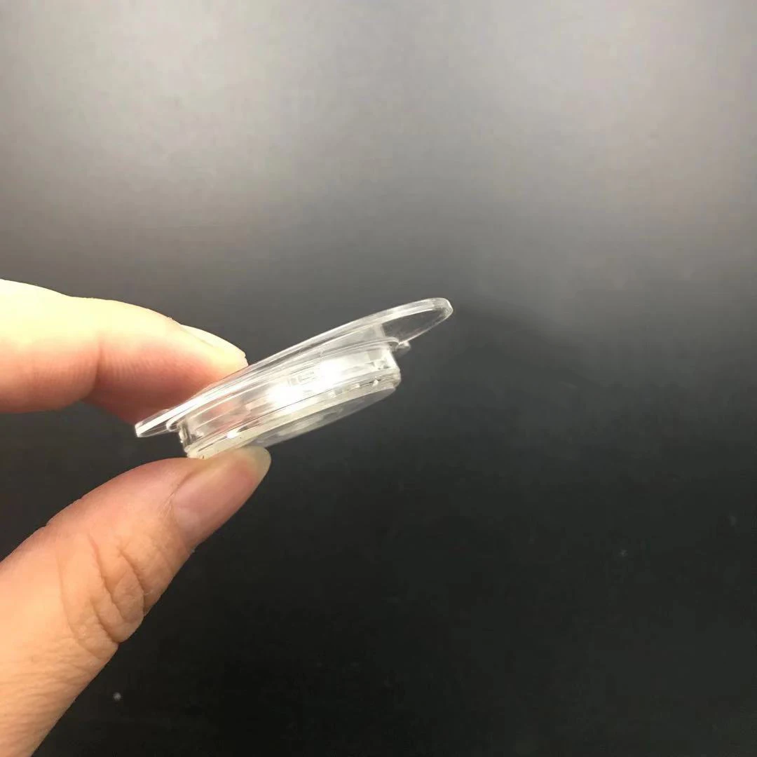 20pcs bulk collapsible transparent blank heart shape mobile phone stand grips holder with groove for resin vinyl diy for phones free global shipping