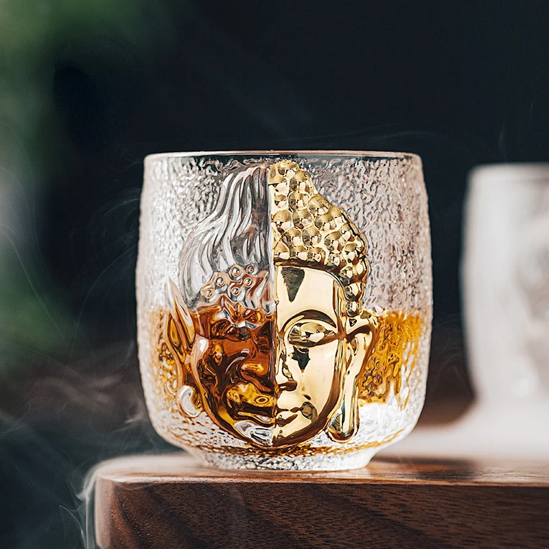 

Glass tea cup crystal glass cup tea cup master cup tea cup single Kung Fu tea set small tea cup teacups teacup teacups tea cup