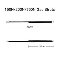 460mm 150200750n universal tailgate gas spring struts lift car hood cylinder support bar bus bed truck boat window