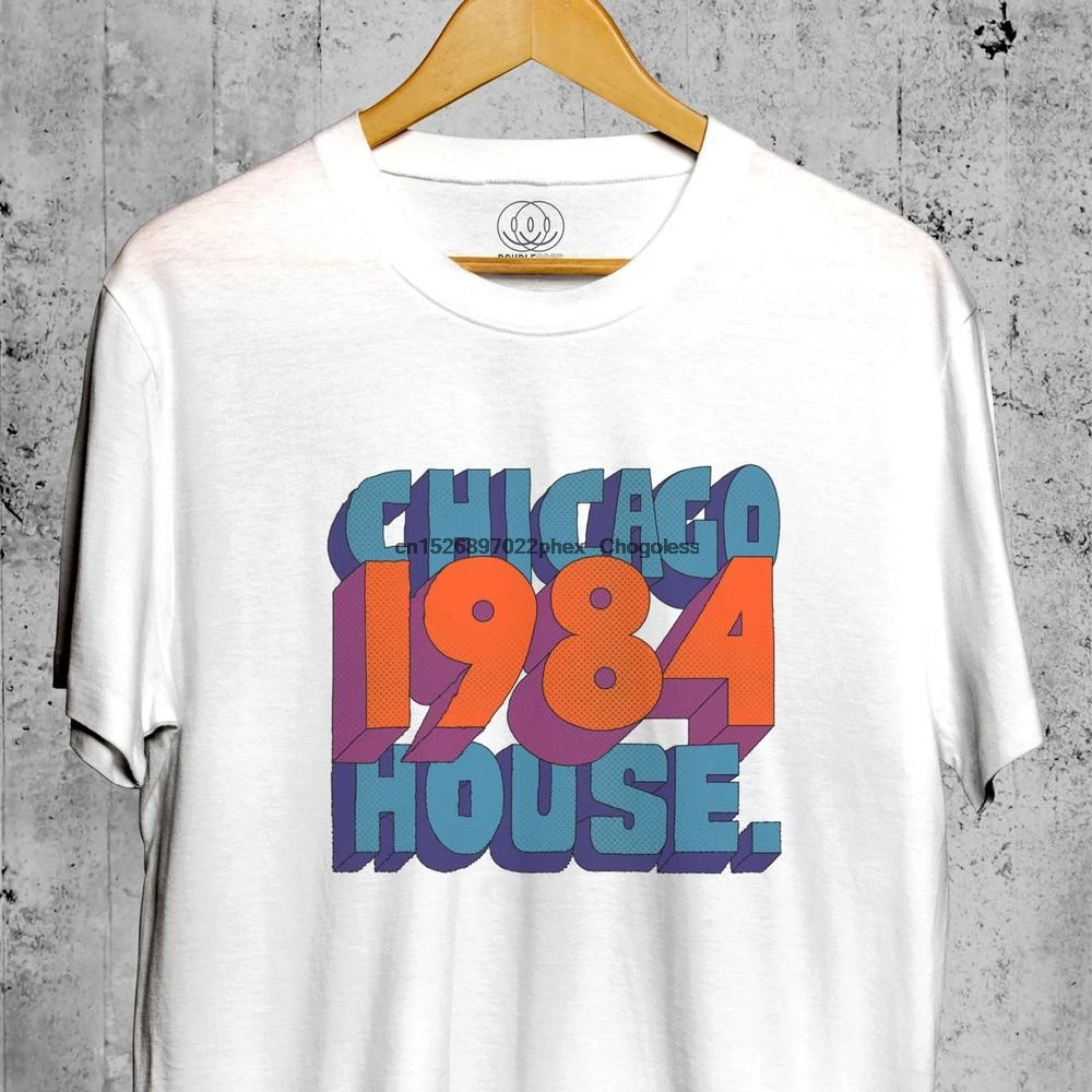 1984 Мужская футболка Chicago House Double Good Gar Men ts | одежда
