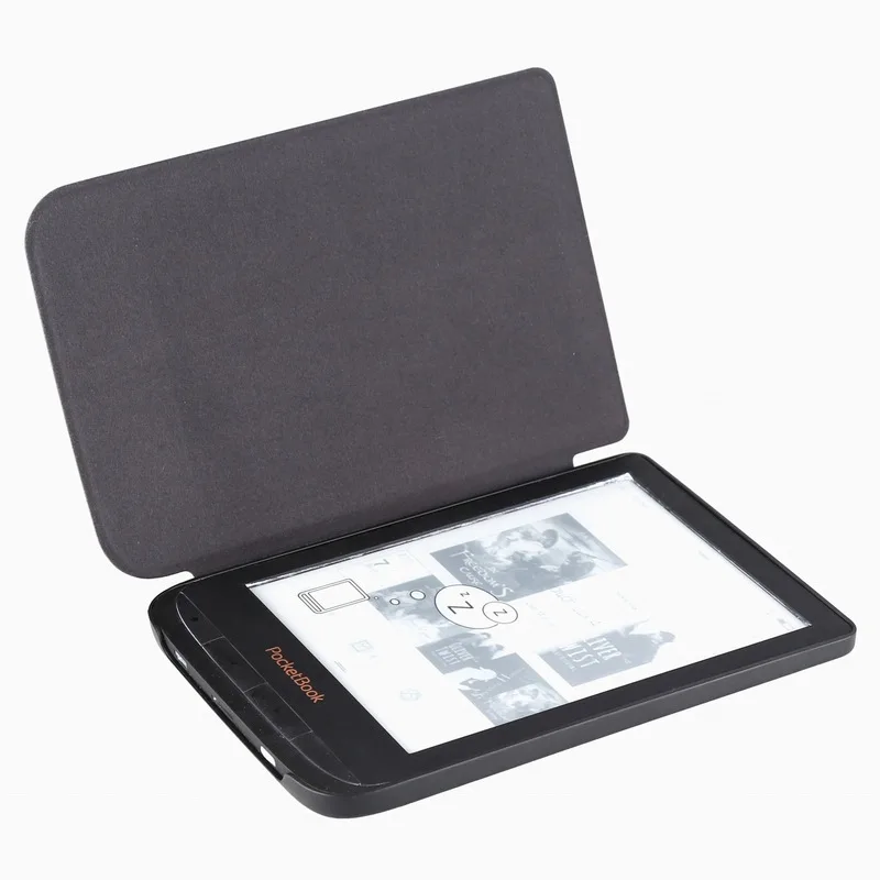 Тонкий кожаный чехол для Pocketbook Touch Lux 4 627 HD3 632 Basic2 616 Ereader|Чехлы планшетов и