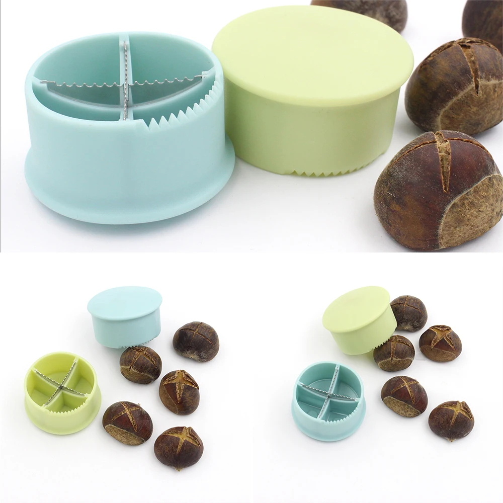 Креативный Быстрый нож с зажимом для каштанов щипцы грецких орехов пластиковая