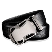 120cm men belt sports car buckle high quality imitation leather edging lychee pattern pants belt business men youth leisure