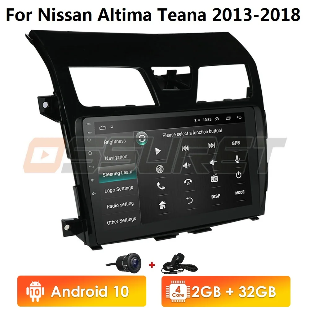 Автомобильный DVD-плеер с четырехъядерным процессором Android 2013 32 ГБ для Nissan Teana Altima