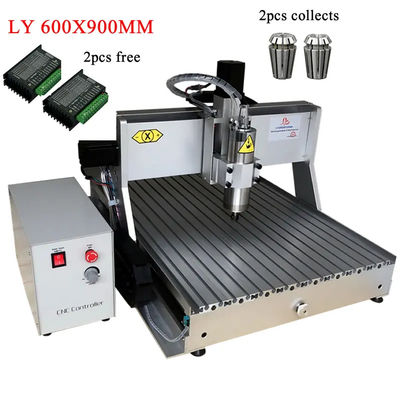 DIY ly cnc 6090 гравировальный станок деревообрабатывающий металлический