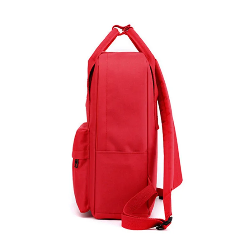 Модный простой рюкзак Fengdong для учеников однотонный школьный ранец дорожный