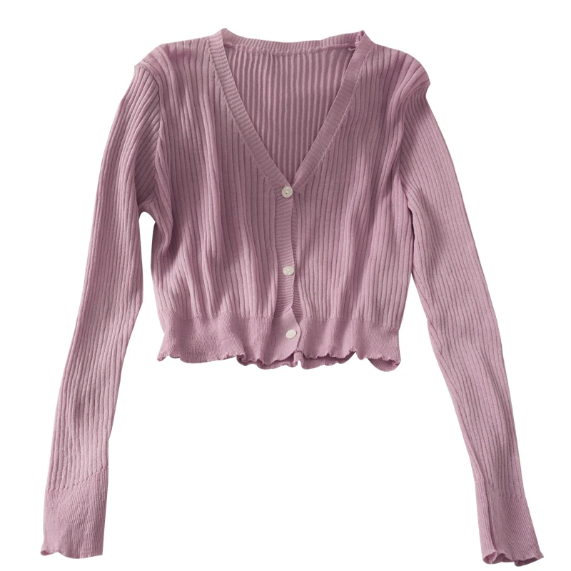 

Women Fashion Slim Bodycon Long Sleeves V-neck Knitted Blouse Lady Sweet Casual Outdoor Top Girls Elegant Daily Basic Shirt