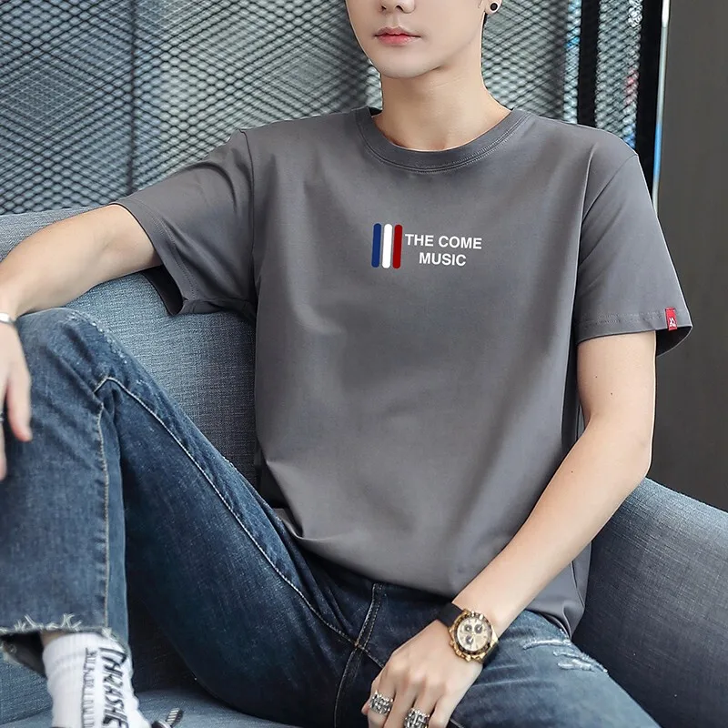 

Мужская футболка без рукавов, с коротким рукавом, в Корейском стиле