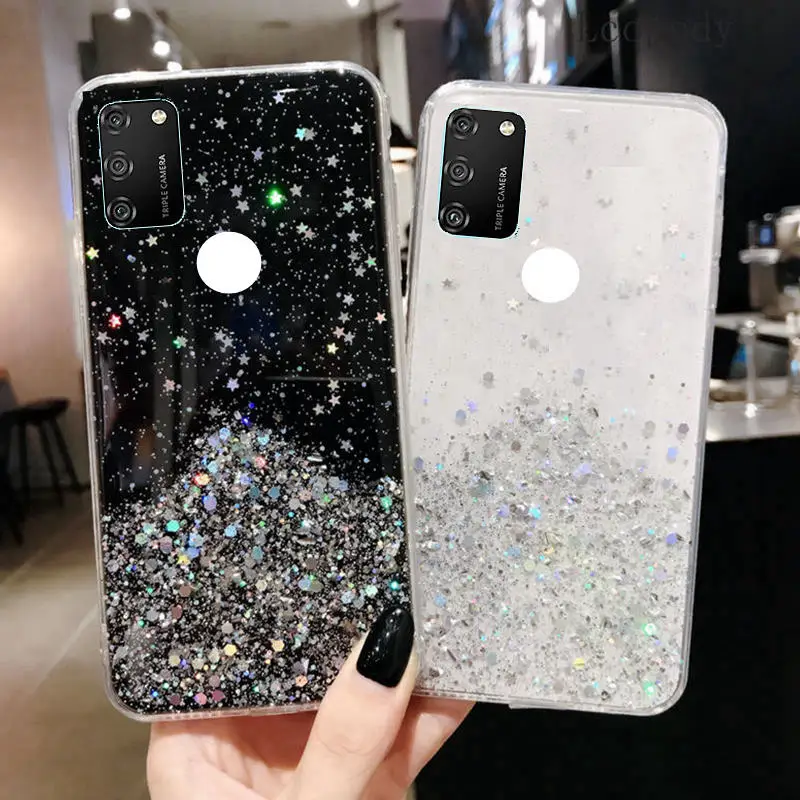 Силиконовый чехол карамельный для телефона HUAWEI Honor 9A 9 задняя крышка зыбучий