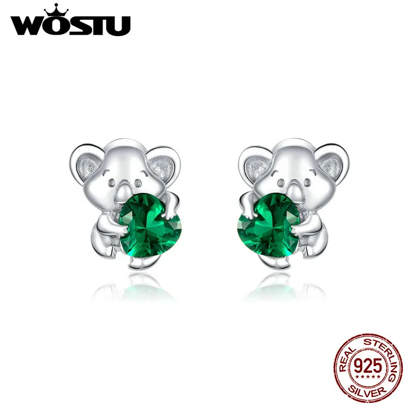 Женские серьги-гвоздики из серебра 100% пробы с цирконом | Украшения и аксессуары