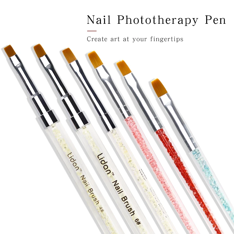 Новая ручка для дизайна ногтей рисование гель-лайнер полировка кисть с
