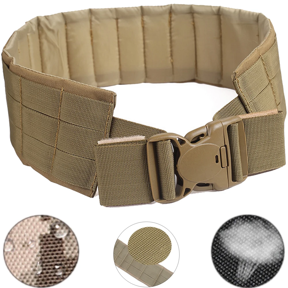 Мужской армейский Камуфляжный пояс тактический Внешний с подкладкой