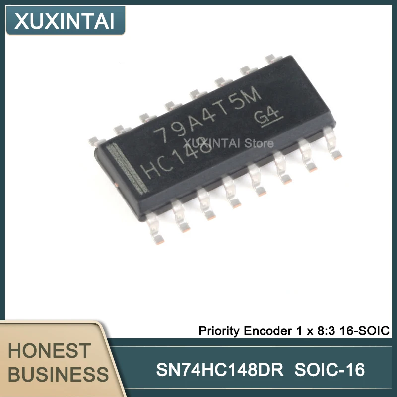 

100Pcs/Lot SN74HC148DR SN74HC148 Priority Encoder 1 x 8:3 16-SOIC