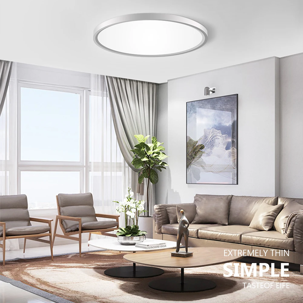 Ультратонкий Светодиодный потолочный светильник с поверхностным креплением