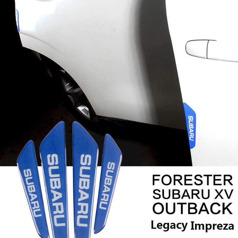 Защита машинной двери Стикеры анти столкновения нашивка лента для Subaru forester xv outback