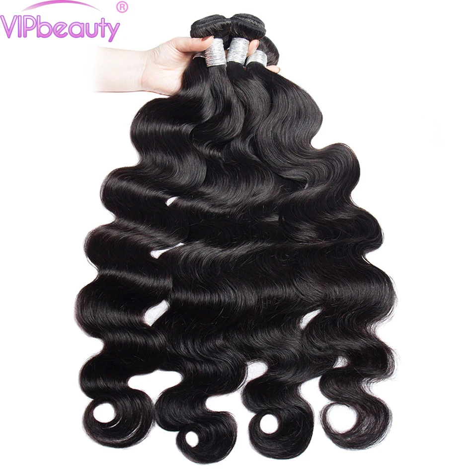 Волнистые бразильские волосы 3 4 пучка 10 40 дюймов Remy Волосы для наращивания