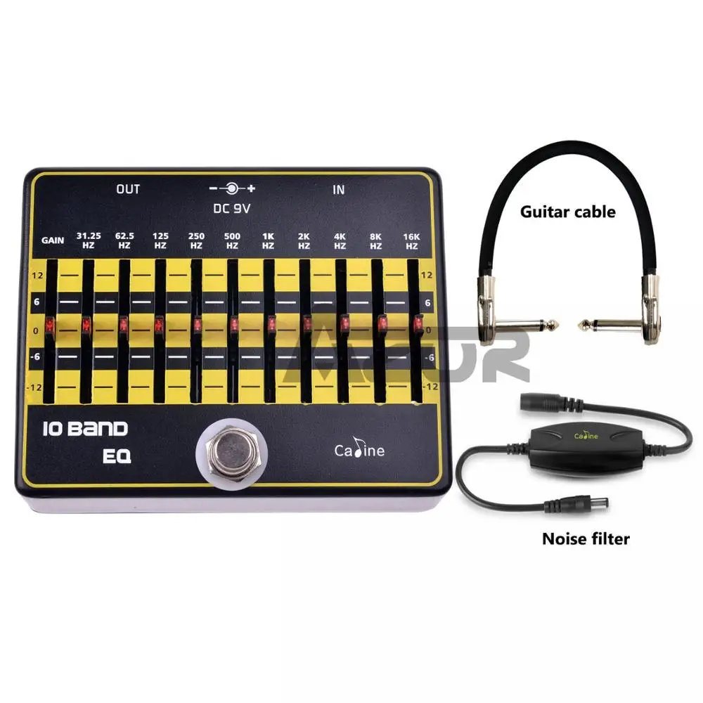 Caline CP-24 10-полосная гитара с эквалайзером педаль эффектов настоящий обход