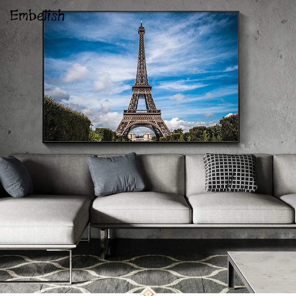 

New Arrival Effei Tower Landscape Wall Art Pictures For Living Room HD Print Canvas Paintings Home Decor Bedroom Poster