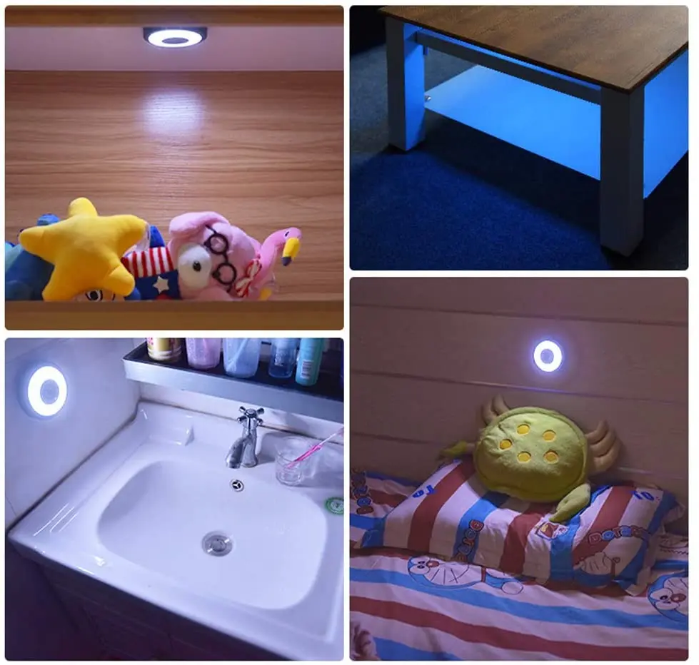 Яркий беспроводной светодиодный USB-светильник для салона автомобиля потолочный