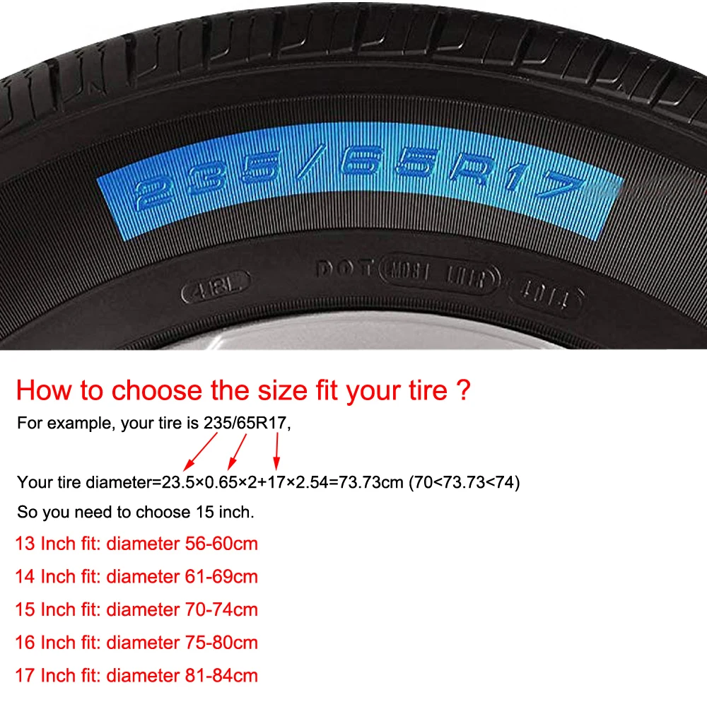 14" 15" 16" 17" Inch PVC Leather Spare Tire Wheel Cover Bag Garage Pouch For Jeep Hummer Land Rover Ford Ecosport Skoda Yeti |