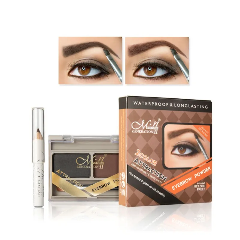 Набор для бровей водонепроницаемый макияж пудра палитра косметики|Средства