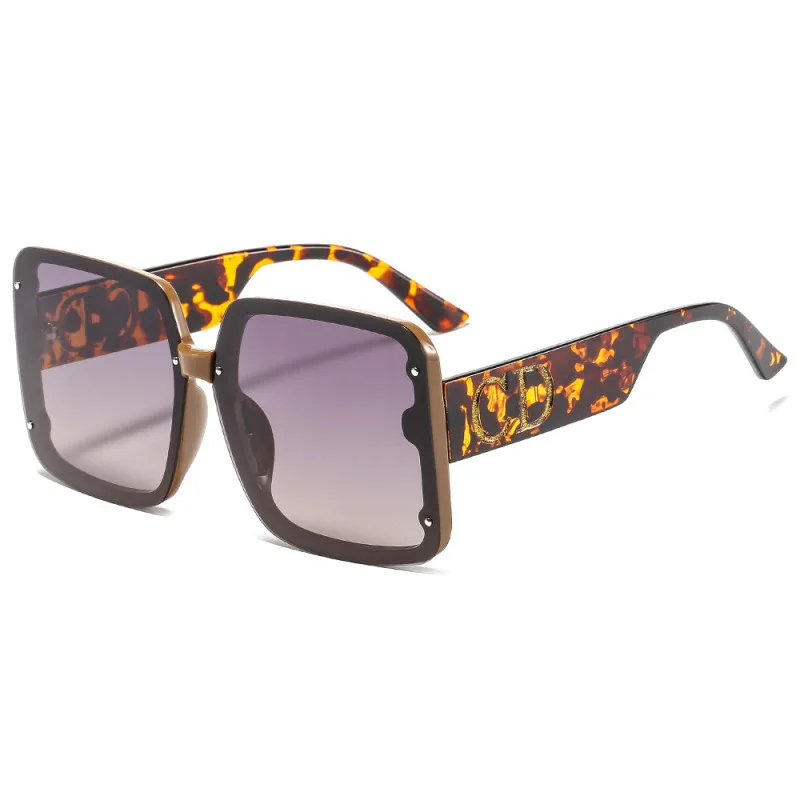 

New Oversized Women Sunglasses 2021 Unisex Square Vintage Sun Glasses Famous Brand Design Oculos Feminino for Women Men UV400