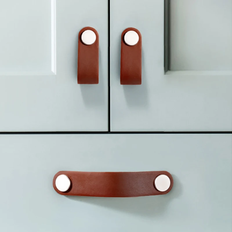 Кожаная ручка для кухонного шкафа и в скандинавском стиле | Обустройство дома