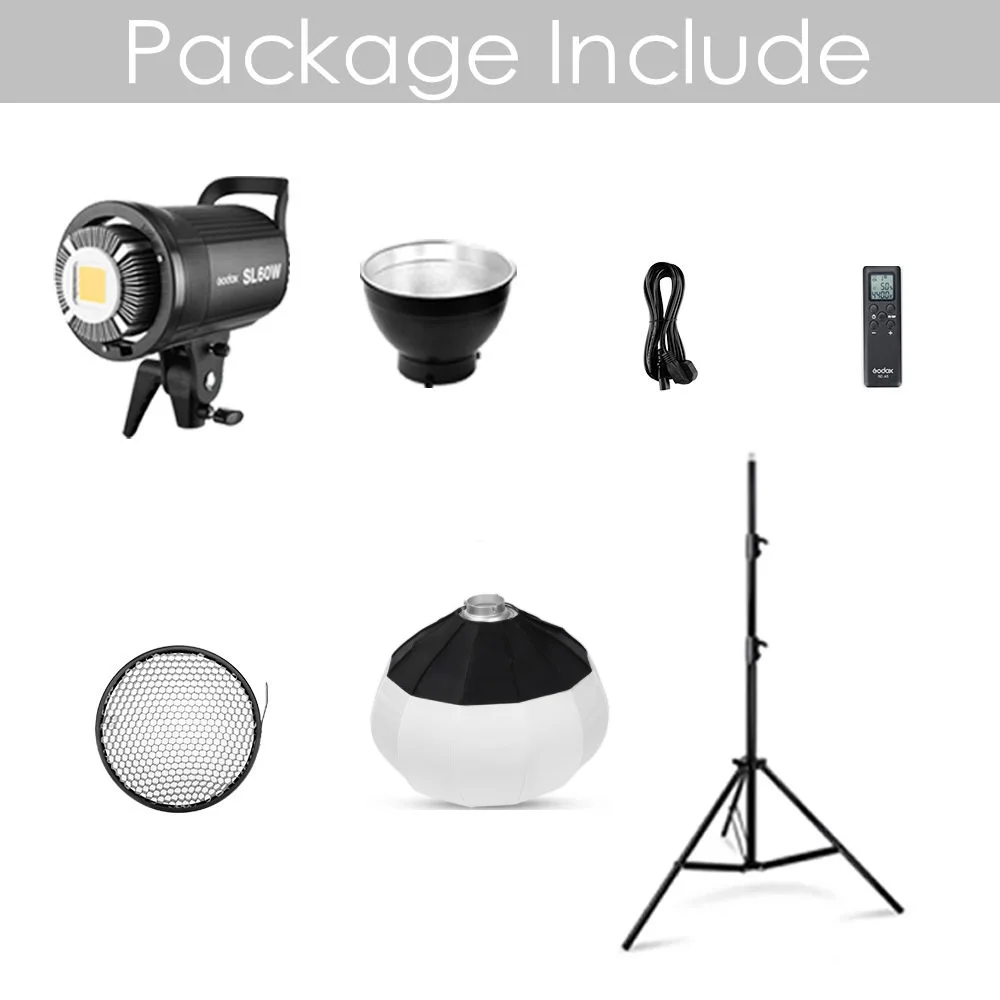 Светодиодный светильник Godox настенный для видеосъемки Bowens с держателем