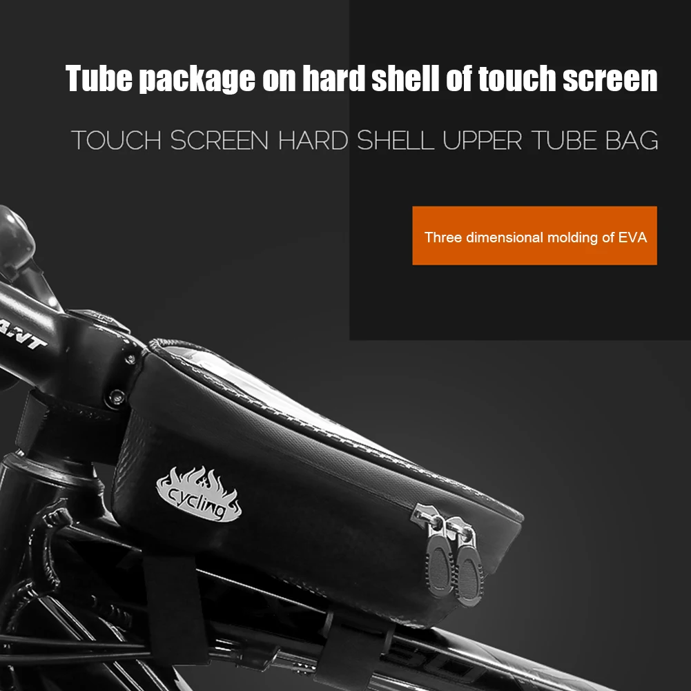 Водонепроницаемый передняя рама велосипеда сумки Чехол сенсорный Экран горы MTB