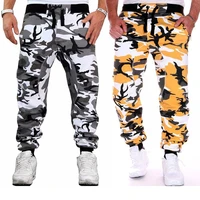 zogaa mens camouflage pants hip hop style pleated harem trousers male sports sweatpants plus size s 3xl pockets pants for men