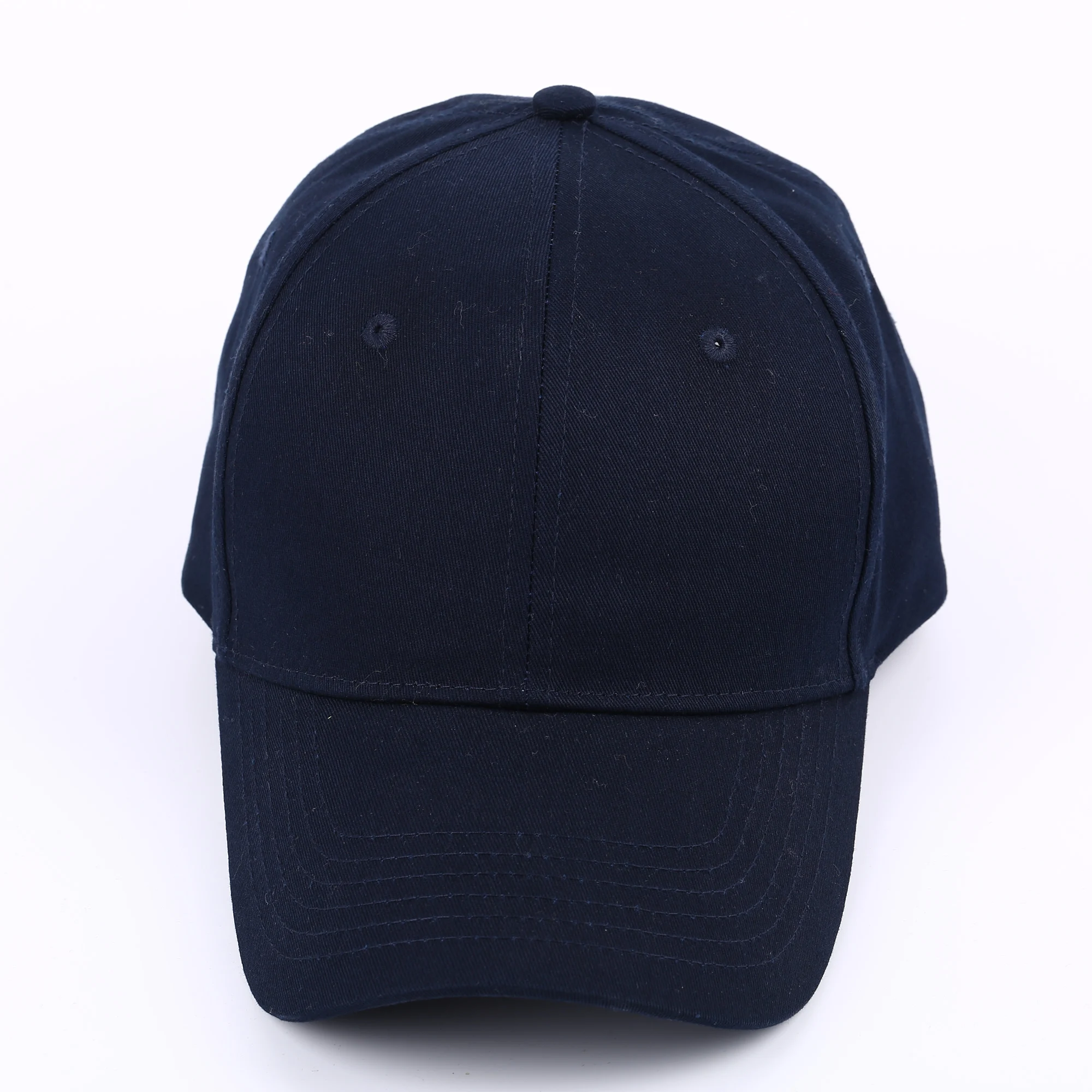 Мужская и женская однотонная хлопковая бейсболка с солнцезащитным козырьком