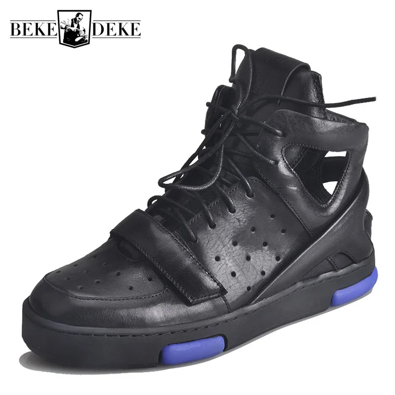 Мужская Летняя Повседневная обувь брендовые дышащие римские туфли из