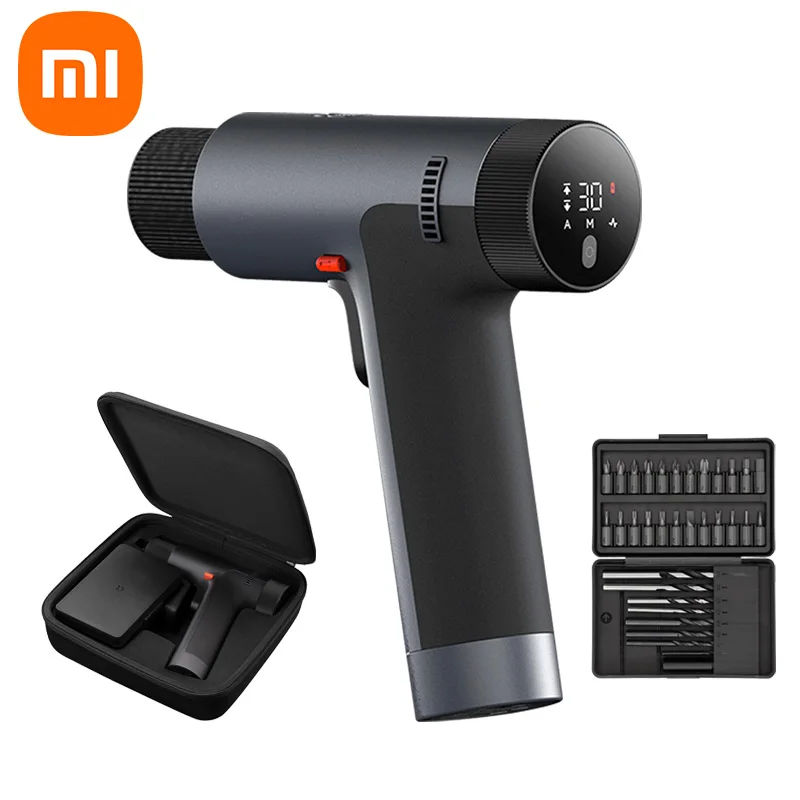 Дрель Xiaomi Mijia аккумуляторная 3 режима 24 стальных насадки 2000 мА · ч - купить по