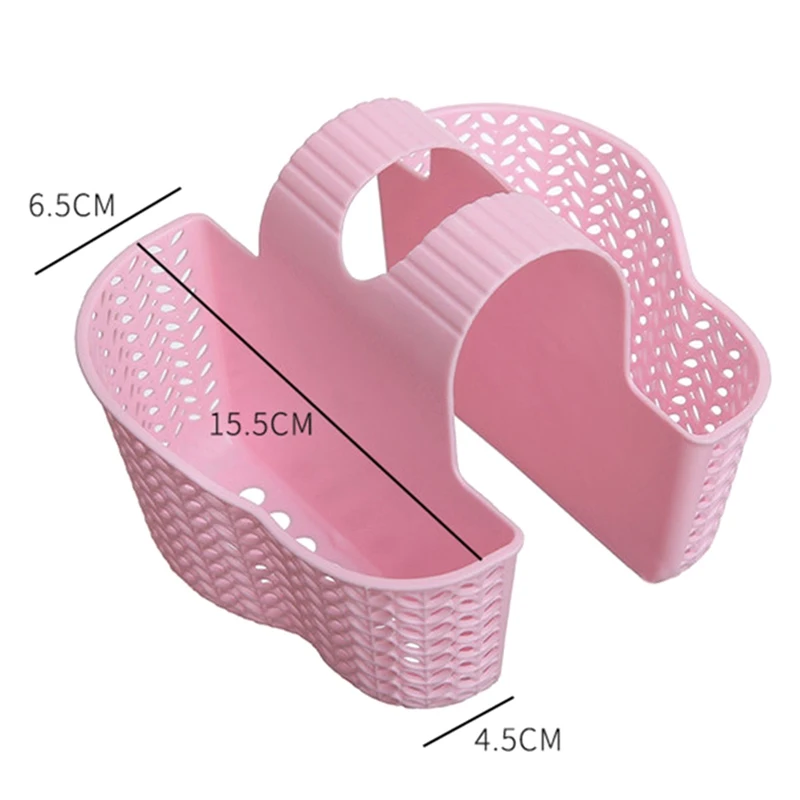 

Silicone Sink Drain Basket Kitchen Faucet Storage Hanging Bag Sponge Pool Basket Holder Adjustable Bathroom Kitchen Accessories