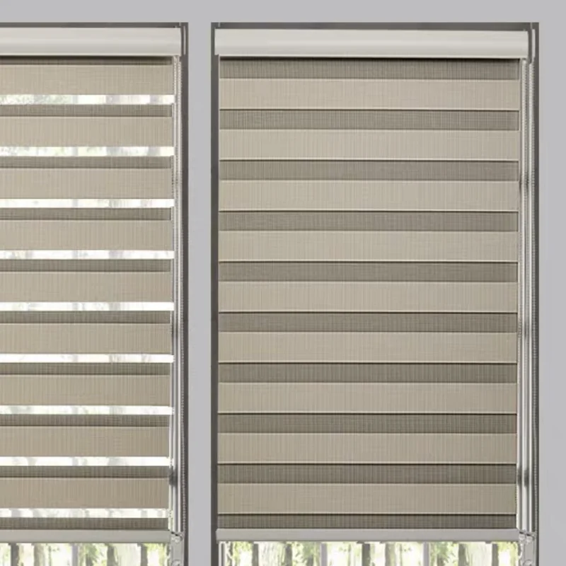 Бесплатная доставка Зебра жалюзи двухслойные рулонные для окон сделанные