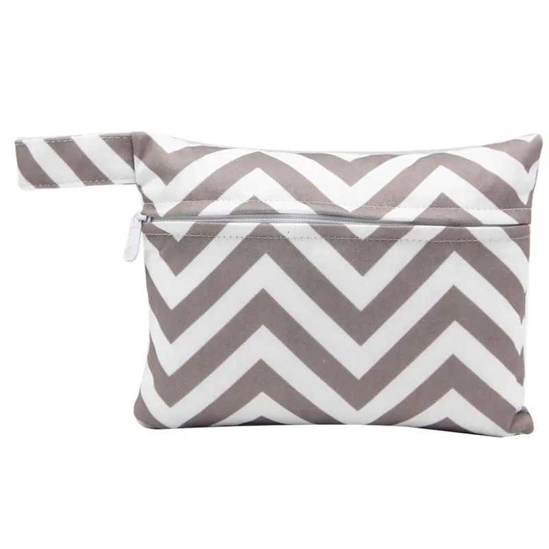 Многоразовая Водонепроницаемая влажная сумка карманные сумки для подгузников с