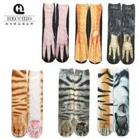 new and interesting leopard print tiger womens socks happy animal kawaii unisex socks harajuku casual high ankle socks womens