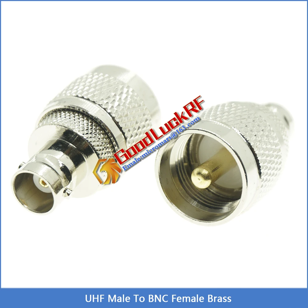 Разъем BNC Q9 к UHF PL259 SO239 разъем Female Male Jack никелированная латунь прямой Коаксиальный