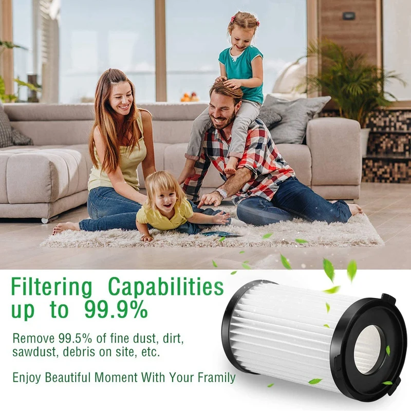 

10 HEPA Filters + 10 Sponge Filter Replacement,for MOOSOO D600 / D601 and Iwoly V600 Corded Vacuum Cleaner