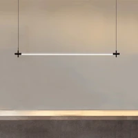 simple pendant lights dining room lamp kitchen led lights for home hanginglight dining table long strip lamp minimalist lighting