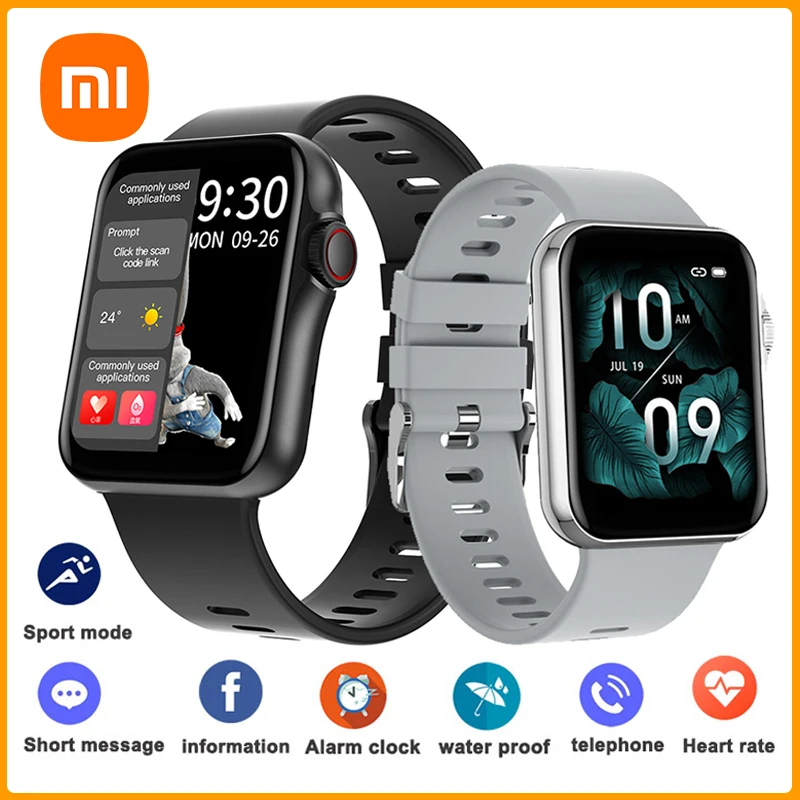 

Смарт-часы Xiaomi 1,6 дюйма HD IP68 Водонепроницаемый монитор здоровья Bluetooth шагомер вызова Мужские и женские умные спортивные часы