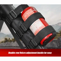 for jeep wrangler tj jk jl 1997 2018 fire extinguisher velcro strap fixed bandage adjustable strap car roll bar holder belt