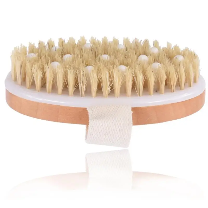 

2PCS Log Bath Shower Brush Soft Beaded Bristle Bath Brush for Bathroom