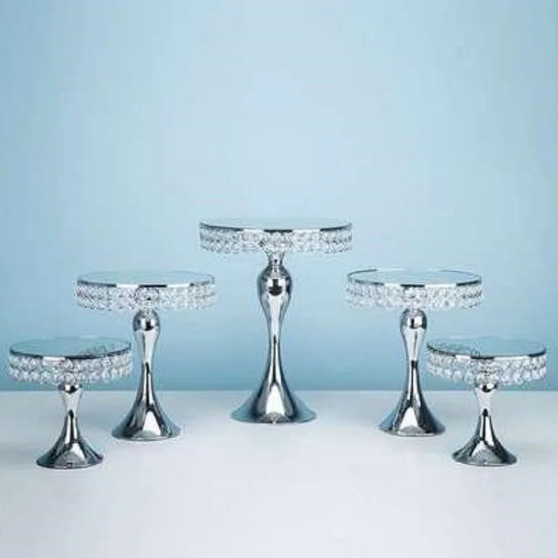 Хрустальная подставка для торта с изображением зеркала русалки | Дом и сад