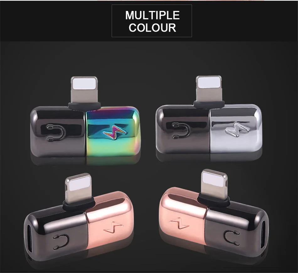 Адаптер для мобильного телефона ACCEZZ для iPhone X 8 Plus XS MAX XR Adaptador для iPhone Lighting разъем для зарядки вызова разветвитель AUX