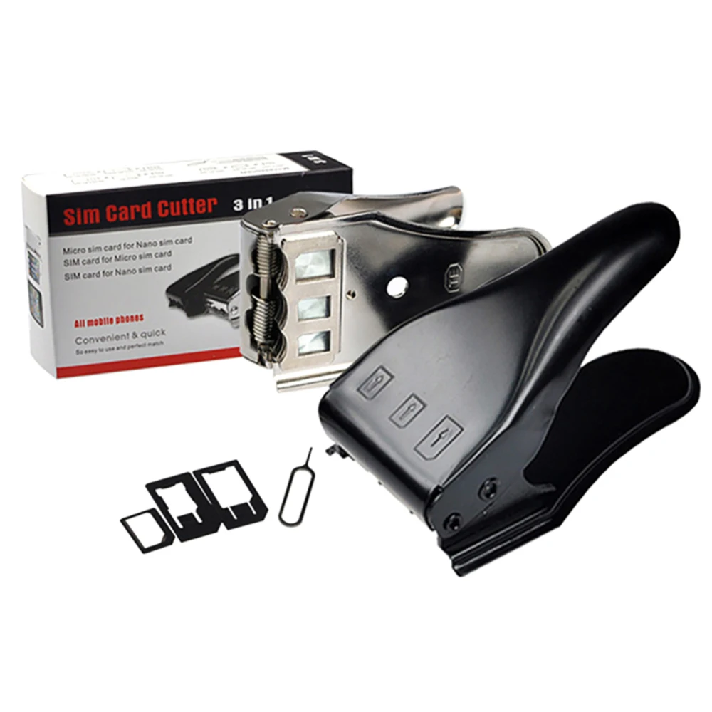 Dual 2 In 1 Micro SIM Card Cutter Multi-function Tool Smart Phone Accessories for Dropship |