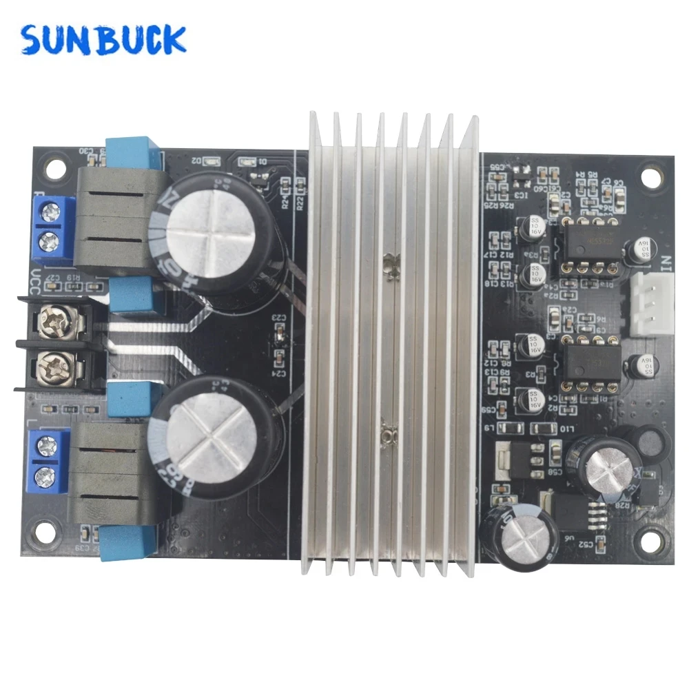 

TPA3255 Amp Board With 2 TI NE5532P High Power 300W + 300W Amplifier SAGAMI 7W14A Inductor DC24-48V Class D Digital Amplifier